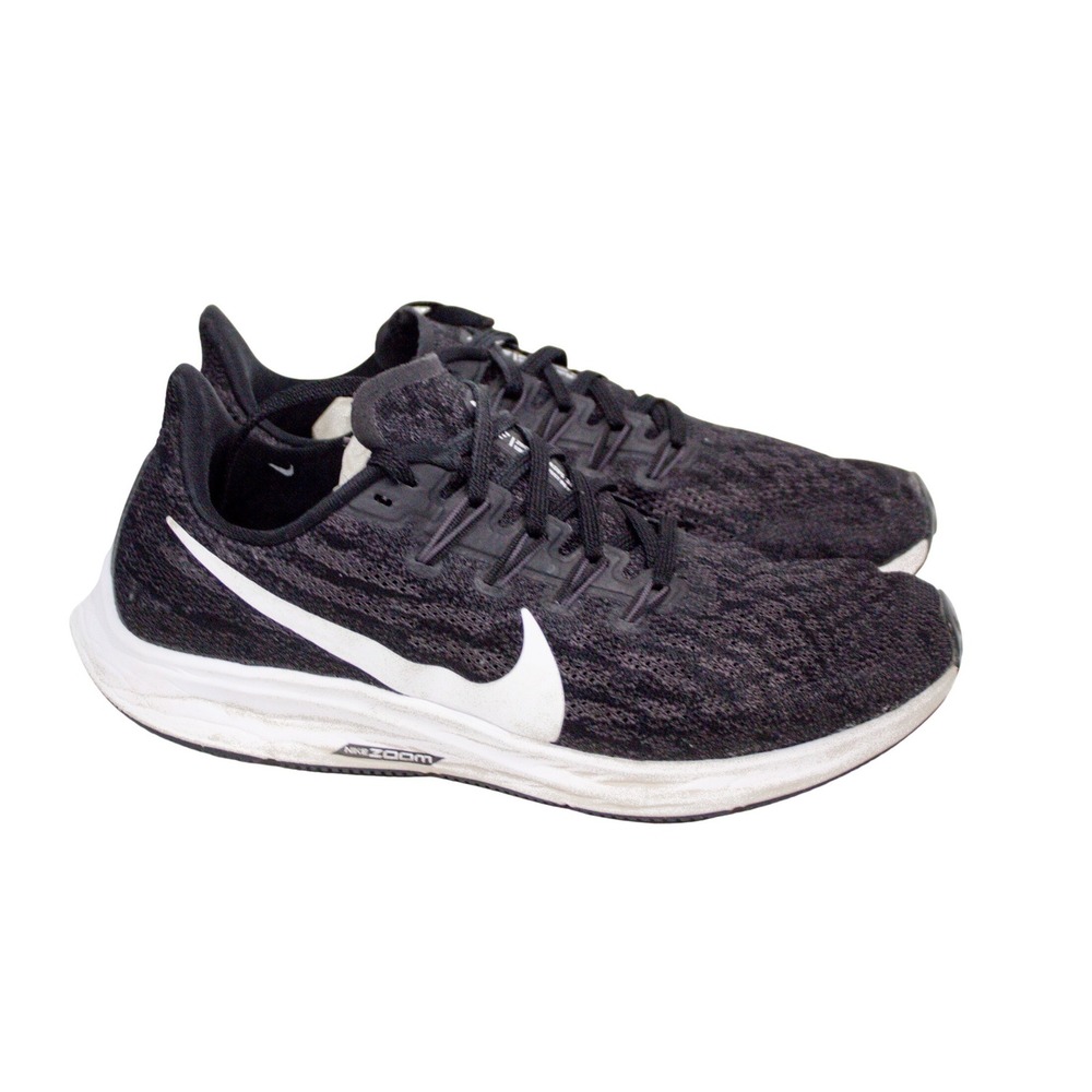 Nike Air Zoom Pegasus 36 Sneakers Black / White Athletic Shoes Women's Size 7 - Picture 2 of 7